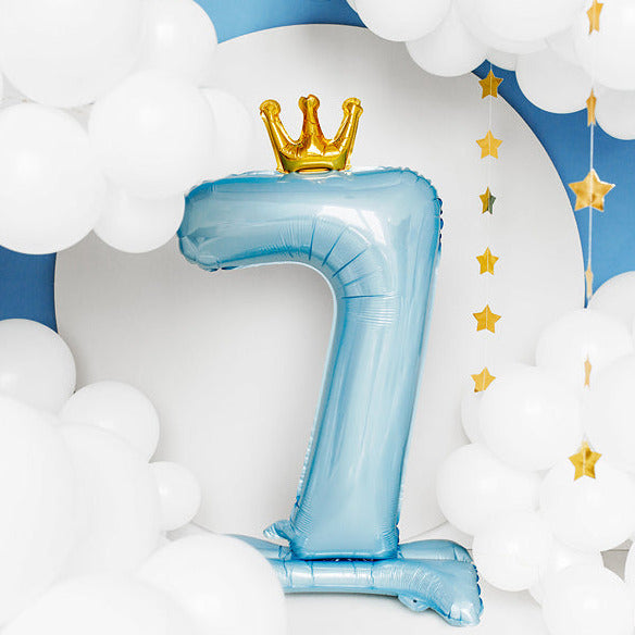 Μπαλόνι "7" Standing Blue