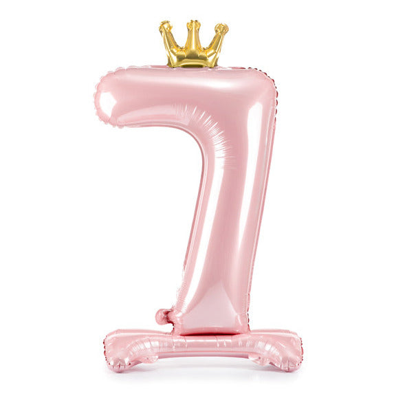 Μπαλόνι "7" Standing Pink