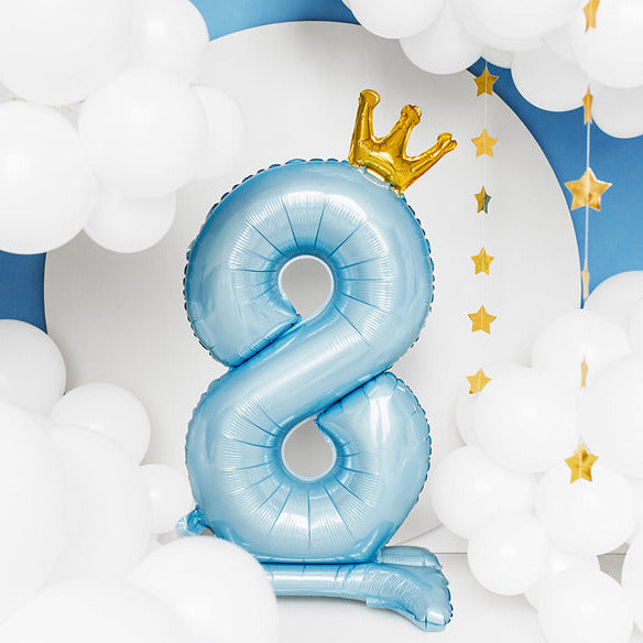 Μπαλόνι "8" Standing Blue