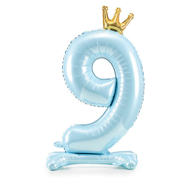 Μπαλόνι "9" Standing Blue