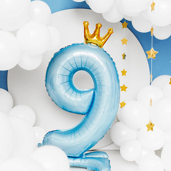 Μπαλόνι "9" Standing Blue