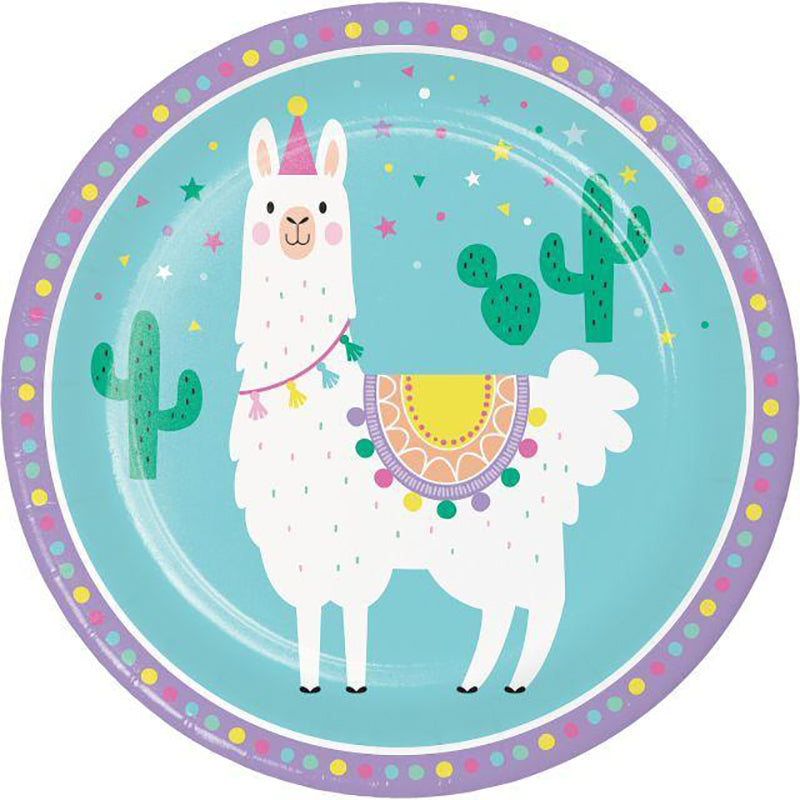 Πιάτα φαγητού Llama Party