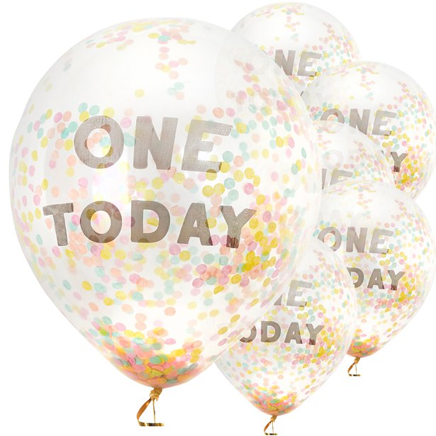 Μπαλόνια με Κονφετί One today