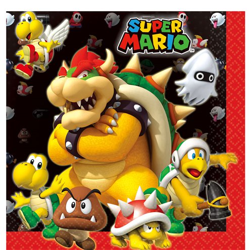 Χαρτοπετσέτες φαγητού Super Mario